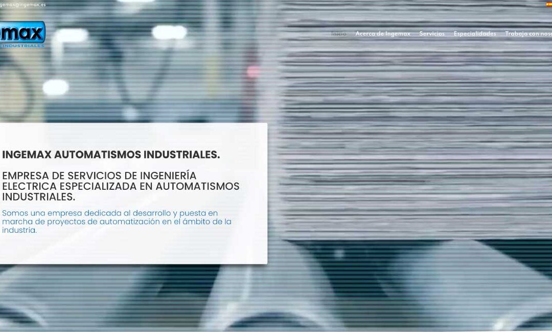 Página web bilingüe en WordPress para Ingemax
