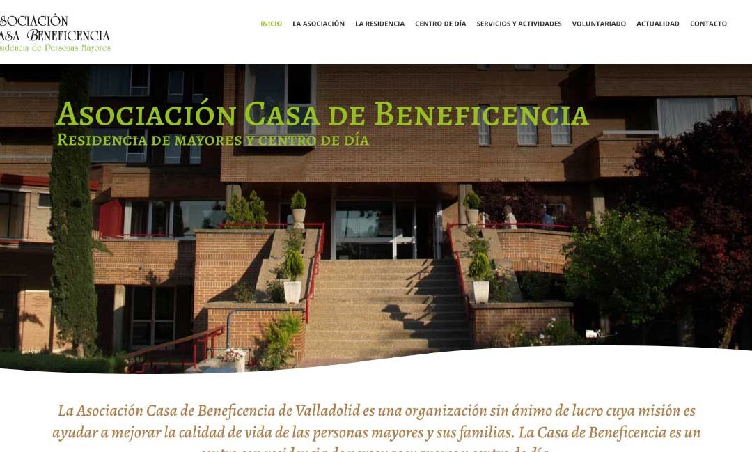 Diseño web en WordPress para la Asociación Casa de Beneficencia de Valladolid