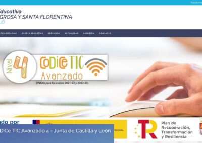 Proyectos Diseño web en WordPress para el Colegio La Milagrosa y Santa Florentina
