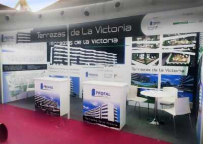 Proyectos Diseño de revestimientos para stands promocionales de Profal
