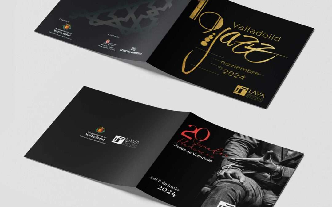 Diseño de programas de mano para certámenes musicales y actividades corales de Valladolid