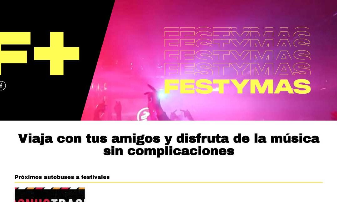 Diseño web WordPress para Festymas – viajes a festivales de música