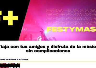 Proyectos Diseño web WordPress para Festymas – viajes a festivales de música